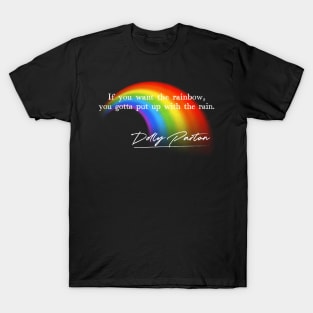 Dolly - Rainbow Quote Design T-Shirt